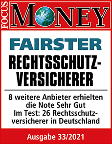 ARAG - Fairster Rechtsschutzversicherer Focus Money